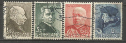 HOLANDA YVERT NUM. 282/285 SERIE COMPLETA USADA - Usados