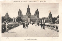 FRANCE - Paris - Exposition Coloniale Internationale De 1931 - Temple D'Angkor Vat - Animé - Carte Postale Ancienne - Exhibitions