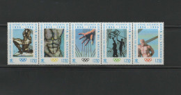 Vatican 1996 Olympic Games Strip Of 5 MNH - Verano 1996: Atlanta