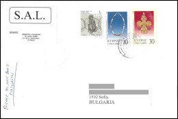 Cyprus 2005, Cover To Bulgaria - Briefe U. Dokumente