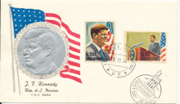San Marino FDC 22-11-1964 J. F. Kennedy With Cachet - FDC