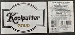 Bier Etiket (2e8), étiquette De Bière, Beer Label, Koolputter Goud Brouwerij - Bier