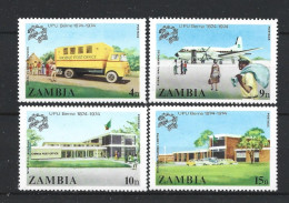 Zambia 1974 U.P.U. Centenary Y.T. 125/128 ** - Zambia (1965-...)