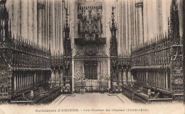 FRANCE - Amiens - Cathédrale D'Amiens - Les Stalles Du Choeur (1508-1519) - Carte Postale Ancienne - Amiens