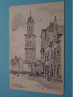 LOKEREN (Wenskaart) Herman VERBAERE > Belgisch Kunstschilder Wetteren 13/3/1905 * Zottegem 26/8/1993 (zie SCAN) ! - Lokeren