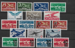 Lot Flugpostmarken ** Kat.215.- - Unused Stamps