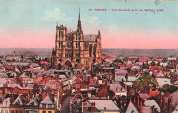 FRANCE - Amiens - Vue Générale Prise Du Beffroi - Cathédrale D'Amiens - ND - Colorisé - Carte Postale Ancienne - Amiens