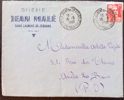 66 Enveloppe  Saint Laurent De Cerdans Scierie Jean Male - Old Professions