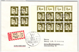 Berlin 199 Auf Brief Als Mehrfachfrankatur Portogerecht Vom Eckrand #KQ842 - Altri & Non Classificati