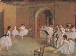 PEINTURES & TABLEAUX - Edgar Degas - Ecole De Danse - Carte Postale - Peintures & Tableaux