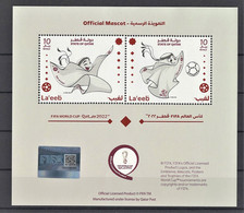 Laeeb - Official Mascot Of 2022 FIFA World Cup In Qatar - Miniature Stamps Sheet** Soccer Football - 2022 – Qatar