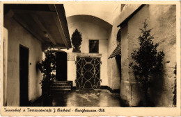 CPA AK Burghausen Innenhof U. Terrassencafe J. Bucherl GERMANY (1401159) - Burghausen