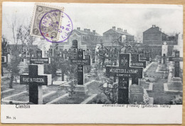 CPA CHINE TIENTSIN  Tianjin INTERNATIONALER FRIEDHOF DEUTSCHES VIERTEL  RARE 1905 IJPA - China