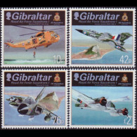GIBRALTAR 2012 - Scott# 1329-32 RAF-Planes Set Of 4 MNH - Gibraltar