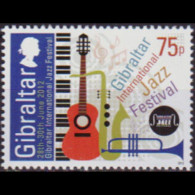 GIBRALTAR 2012 - Scott# 1340 Jazz Festival Set Of 1 MNH - Gibraltar