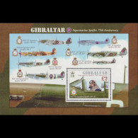 GIBRALTAR 2011 - Scott# 1300 S/S Spitfire Planes MNH - Gibraltar