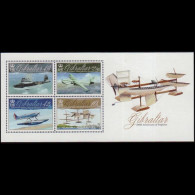 GIBRALTAR 2010 - Scott# 1243 S/S Aviation Cent. MNH - Gibraltar