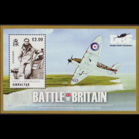 GIBRALTAR 2010 - Scott# 1228 S/S Britain Battle MNH - Gibraltar