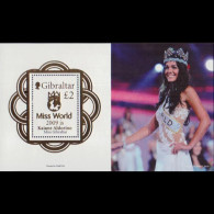 GIBRALTAR 2010 - Scott# 1238 S/S Miss World MNH - Gibraltar