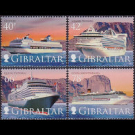 GIBRALTAR 2008 - Scott# 1153-6 Cruise Ships Set Of 4 MNH - Gibraltar