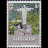 GIBRALTAR 2008 - Scott# 1147 Christ Statue 8p MNH - Gibraltar