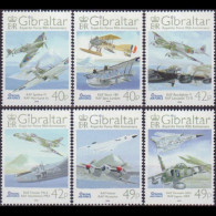 GIBRALTAR 2008 - Scott# 1135-40 RAF-Planes Set Of 6 MNH - Gibraltar