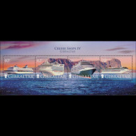 GIBRALTAR 2008 - Scott# 1156a S/S Cruise Ships MNH - Gibraltar