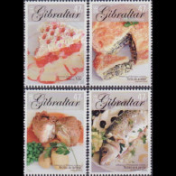 GIBRALTAR 2005 - Scott# 1010-3 Europa-Foods Set Of 4 MNH - Gibilterra