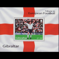 GIBRALTAR 2004 - Scott# 975 S/S European Soccer MNH - Gibilterra