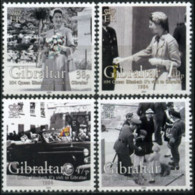 GIBRALTAR 2004 - Scott# 966-9 Queen Visit Set Of 4 MNH - Gibilterra