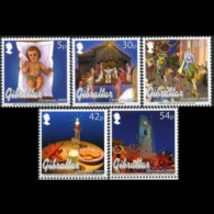 GIBRALTAR 2003 - Scott# 954-8 Christmas Set Of 5 MNH - Gibilterra