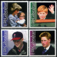 GIBRALTAR 2002 - Scott# 913-6 Prince Harry Set Of 4 MNH - Gibilterra