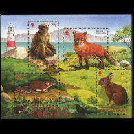 GIBRALTAR 2002 - Scott# 912a S/S Wildlife MNH - Gibilterra