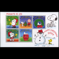 GIBRALTAR 2001 - Scott# 894a S/S Snoopy Comic MNH - Gibilterra