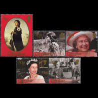 GIBRALTAR 2002 - #896-900 QEII Reign 50th. Set Of 5 MNH - Gibraltar