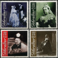 GIBRALTAR 2001 - Scott# 860-3 Queen Victoria Set Of 4 MNH - Gibilterra