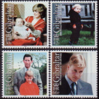 GIBRALTAR 2000 - Scott# 842-5 Prince William Set Of 4 MNH - Gibraltar