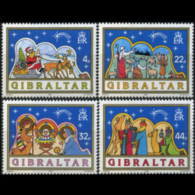 GIBRALTAR 1989 - Scott# 558-61 Christmas Set Of 4 MNH - Gibraltar