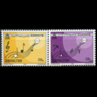 GIBRALTAR 1985 - Scott# 471-2 Europa-Music Set Of 2 MNH - Gibraltar