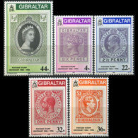 GIBRALTAR 1986 - Scott# 485-9 Stamp Cent. Set Of 5 MNH - Gibraltar