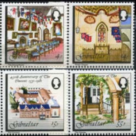 GIBRALTAR 1981 - Scott# 402-5 Convent 450th. Set Of 4 MNH - Gibraltar