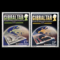 GIBRALTAR 1984 - Scott# 459-60 Europa-Postal Set Of 2 MNH - Gibraltar