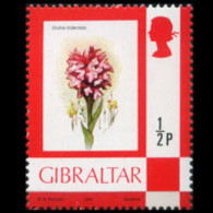 GIBRALTAR 1982 - #340a Orchids Dated 1982 Set Of 1 MNH - Gibraltar