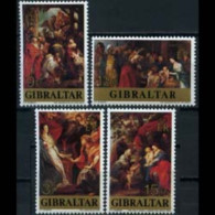 GIBRALTAR 1977 - #359-62 Rubens Paintings Set Of 4 MNH - Gibraltar