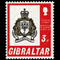 GIBRALTAR 1971 - Scott# 280 Regimental Arms Set Of 1 MNH - Gibraltar