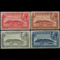 GIBRALTAR 1931 - Scott# 96-9 Rock View Set Of 4 LH - Gibraltar