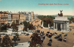 ROYAUME UNI - Angleterre - London - Piccadilly From Hyde Park Corner - Colorisé - Animé - Carte Postale Ancienne - Hyde Park