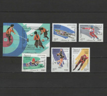 Cambodia 1994 Olympic Games Lillehammer Set Of 5 + S/s MNH - Winter 1994: Lillehammer