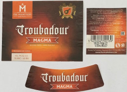 Bier Etiket (2q3), étiquette De Bière, Beer Label, Troubedour Magma Brouwerij The Musketeers - Bier