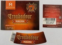 Bier Etiket (2q4), étiquette De Bière, Beer Label, Troubedour Magma Brouwerij The Musketeers - Bier